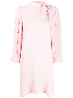 RedValentino платье-трапеция с оборками