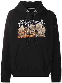 Palm Angels DESERT SKULL HOODY BLACK MULTICOLOR