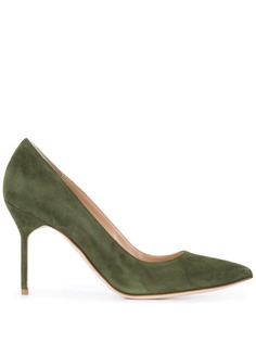 Manolo Blahnik туфли-лодочки с заостренным носком и логотипом BB