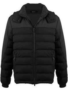 Ermenegildo Zegna пуховик со съемным капюшоном