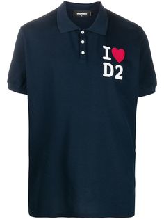 Dsquared2 рубашка поло I Love D2