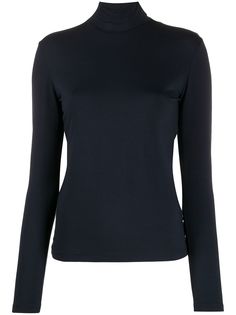 Max Mara топ из джерси с высоким воротником