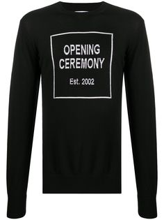 Opening Ceremony джемпер Box Logo с круглым вырезом