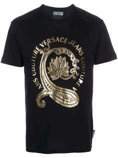 Versace Jeans Couture футболка с круглым вырезом и логотипом