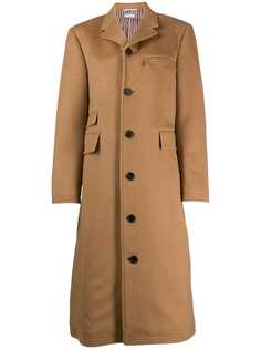 Thom Browne длинное однобортное пальто