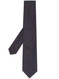 Kiton галстук с принтом пейсли
