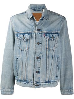 Levis джинсовая куртка с эффектом потертости Levis®