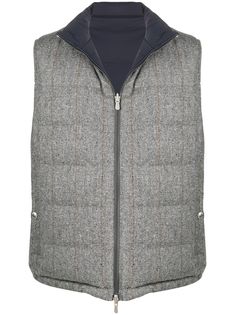 Brunello Cucinelli двусторонний стеганый жилет