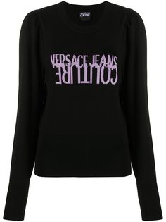Versace Jeans Couture джемпер с длинными рукавами и логотипом
