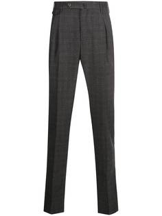 Pt01 клетчатые брюки строгого кроя