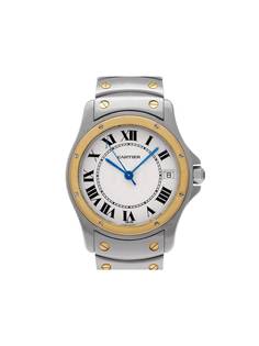 Cartier наручные часы Santos 1910 33 мм 1985-го года