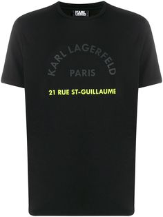 Karl Lagerfeld футболка с принтом Address