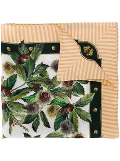 Dolce & Gabbana твиловый платок с принтом