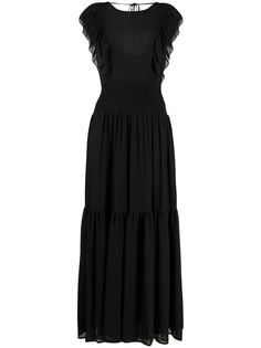 Michael Michael Kors платье макси с оборками