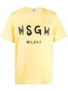 MSGM футболка из джерси