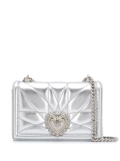 Dolce & Gabbana маленькая стеганая сумка через плечо Devotion