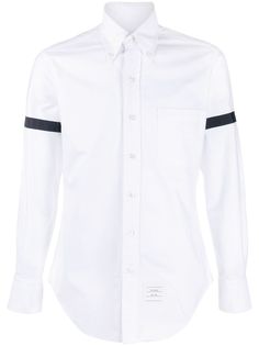 Thom Browne рубашка с контрастными полосками