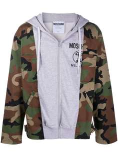 Moschino куртка с камуфляжным принтом