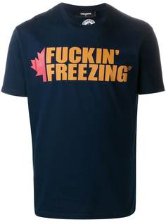 Dsquared2 футболка Freezing с принтом