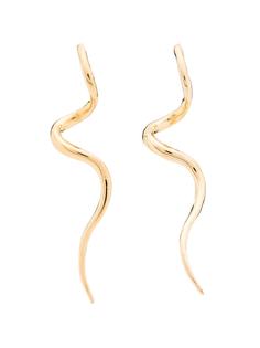 Kenneth Jay Lane витые серьги-подвески