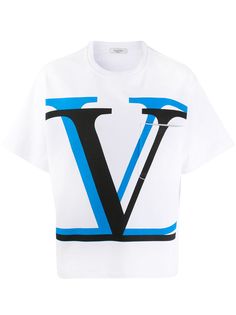 Valentino футболка с логотипом VLogo
