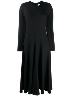 Jil Sander расклешенное трикотажное платье