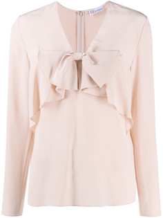 RedValentino блузка с оборками
