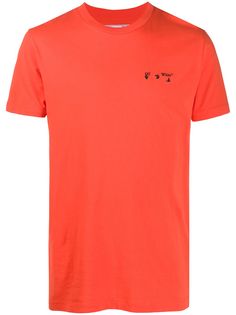 Off-White футболка с логотипом