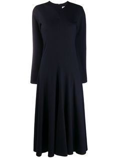 Jil Sander расклешенное трикотажное платье