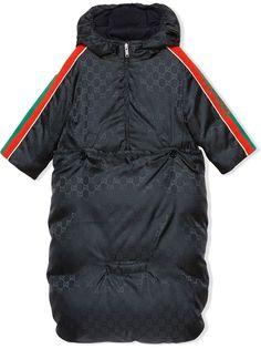 Gucci Kids пуховик с узором GG Supreme