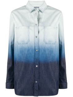 Jacob Cohen джинсовая рубашка с эффектом омбре