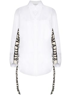 Stella McCartney рубашка Elora с логотипом