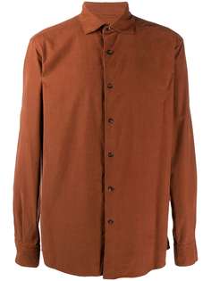 Ermenegildo Zegna саржевая рубашка