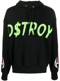 Diesel худи с кулиской и вышивкой