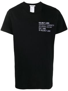 Helmut Lang футболка с логотипом