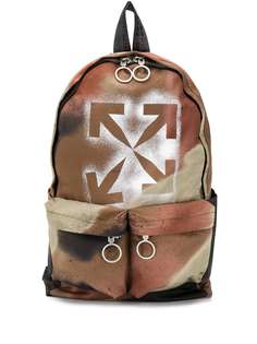 Off-White рюкзак с камуфляжным принтом