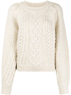 Isabel Marant Étoile джемпер фактурной вязки с круглым вырезом