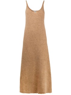 Jil Sander трикотажное платье миди