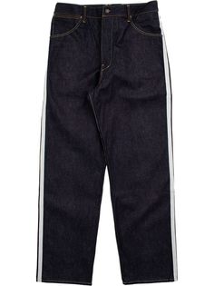 visvim джинсы X F.I.L. Indigo Camping Trading Post Hakama