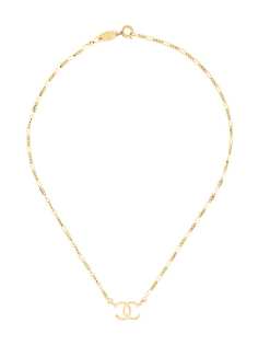 Chanel Pre-Owned колье с подвеской-логотипом CC
