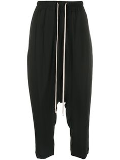 Rick Owens укороченные спортивные брюки