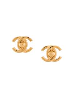 Chanel Pre-Owned серьги 1997-го года с логотипом CC