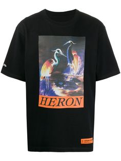 Heron Preston футболка с графичным принтом