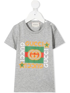 Gucci Kids футболка с принтом Gucci