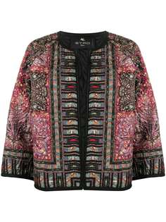 Etro жакет с узором пейсли