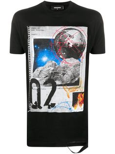 Dsquared2 футболка с графичным принтом