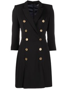 Elisabetta Franchi двубортное платье-блейзер
