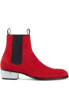 Giuseppe Zanotti ботинки Abbey на прозрачном каблуке