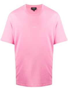 A.P.C. футболка Kyle с логотипом
