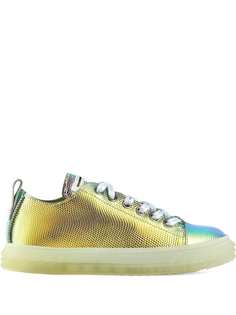 Giuseppe Zanotti кроссовки с эффектом металлик